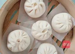 Illustration of how to make family version of bean paste buns 7