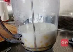 Illustration of how to make milky corn juice 5