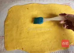 Illustration of how to make pumpkin chive rolls 14