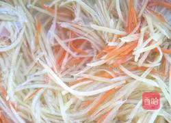 Recipe for refreshing potato shreds 5