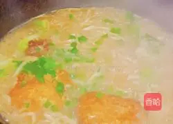 Omelette noodle soup Illustration of how to do it 7