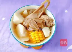 Illustration of how to make bigfoot mushroom, yam and duck soup 17