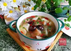 Illustration of how to make yam and pig tail soup 11