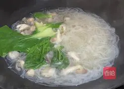 Illustration of how to make oyster rice noodles 8