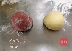 Illustration of how to make red marble sweet steamed buns 5