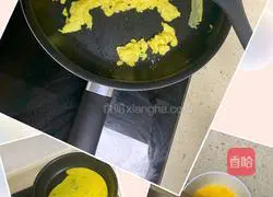 Illustration of how to make hand cake and leek box 2