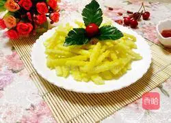 Illustration of how to make delicious homemade French fries 9