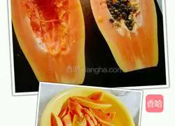 Illustration of how to make papaya and crucian carp soup 1