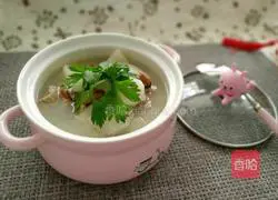 Illustration of how to make mussels, ribs and yam soup 10