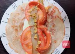 Illustration of how to make hand pancake burritos (a nutritious quick breakfast?) 8