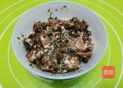 Illustration of how to make sesame crispy cake 3