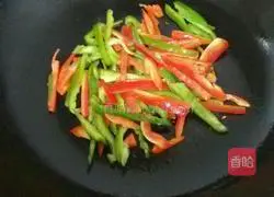 Stir-fried three shredded vegetables Illustration of how to do it 4