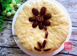 Illustration of how to make red date hair cake 10