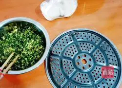 Illustration of how to make leek crispy egg dumplings 4