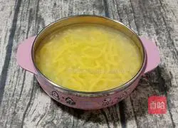 Pumpkin Chicken Noodles( Illustration of how to make baby food) 12