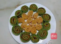 Illustration of how to make colorful roll cakes 5