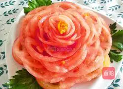 Illustration of how to make white sugar tomatoes 11