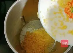 Illustration of how to make millet pumpkin soup 6