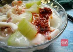 Illustration of how to make seafood noodles 9