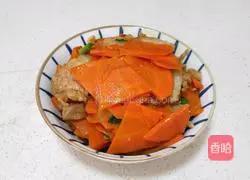 Illustration of how to make pork belly and stir-fried carrots 7
