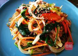 Illustration of Korean Stir-fried Mixed Vegetables 18