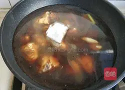 Illustration of how to make braised chicken legs with Agaricus blazei, tea tree mushrooms 10