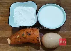 Milk sweet potato cake recipe 1