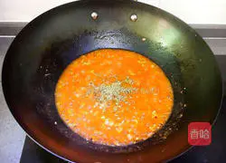 Illustration of how to make spaghetti with meat sauce 7