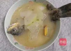 Illustration of how to make crucian carp and winter melon soup 14