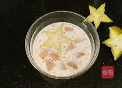 Illustration of how to make carambola, taro and sago 17