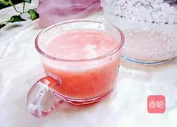 Illustration of how to make tomato and pear juice (detoxification and beauty) 9