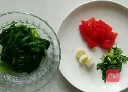 Illustration of how to make vegetable and egg noodle soup 2