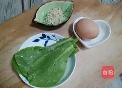 Illustration of how to make dried shrimps and vegetables and egg custard (recipe for babies over one year old) 1