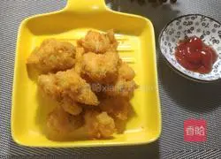 Illustration of how to make chicken popcorn 8