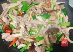 Illustration of how to make fried meat with oyster mushrooms 5