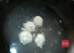 Tofu Meatball Soup Illustration of how to do it 4