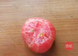 Illustration of how to make tomato egg pancake 2