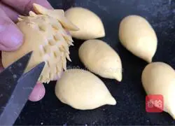Illustration of how to make little hedgehog steamed buns 7