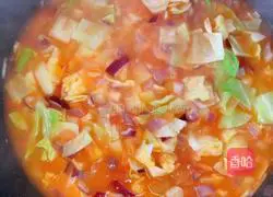 Scallops instead of beef version - borscht recipe illustration 9