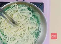 Lose weight meal~Illustration of how to make spinach pasta 9