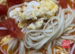 Illustration of how to make tomato and egg noodles 13