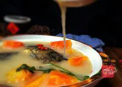 Illustration of how to make papaya fish soup 11