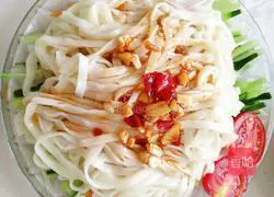 Illustration of how to make refreshing cold noodles 14