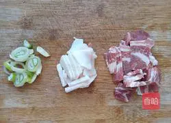 Potato stewed beans Illustration of braised noodles 4