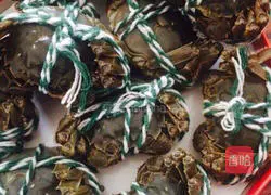 Illustration of how to steam hairy crabs 1