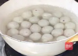 Illustration of how to make sweet-scented osmanthus and purple sweet potato dumplings 8