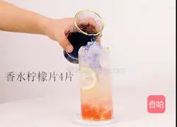 Galaxy ice tea, illustration of how to make ING in the hot summer 5