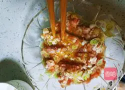 Illustration of how to make winter melon meatballs 5