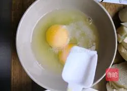 Illustration of how to make coconut steamed bun slices 2