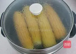 Illustration of how to bake golden corn 1